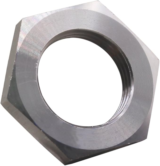 DERNORD Cast Pipe Fitting Stainless Steel 304 Hex Locknut 3/4 Inch NPT Female (Pack of 2)