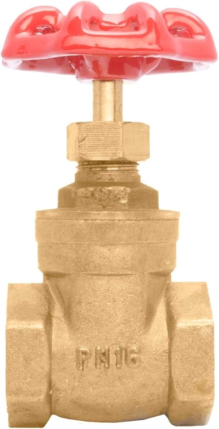 3/4" Brass Gate Valve - 200WOG, FxF NPT