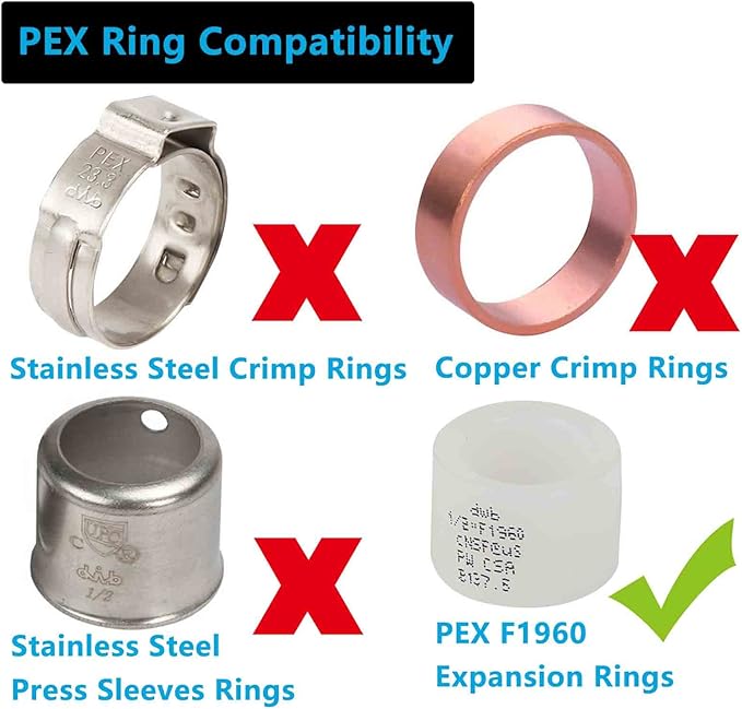 (10 Pack) Lidertik PEX A Fittings 1/2 Inch Expansion Male NPT Adapter, 1/2" PEX F1960 to 1/2" NPT Male Threaded Adapter Brass