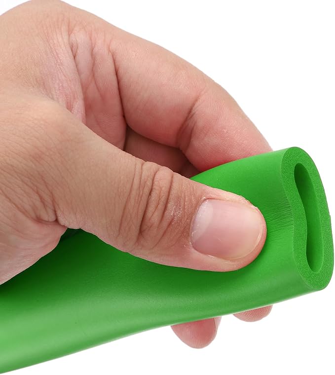uxcell Foam Tubing for Handle Grip Support, Pipe Insulation Outside Pipe Lagging, 22mm(7/8") ID 30.5mm(1 3/16") OD 1m Green