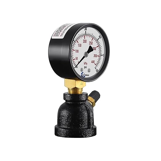 Gas Test Pressure Gauge, 1” FNPT Connection, Brass Valve, Chrome Plated Steel Body Assembly. (Steel Black, 1" FNPT 0-30 psi)