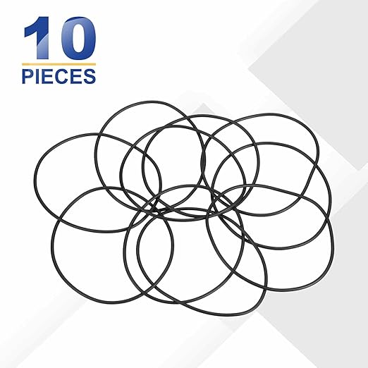 HARFINGTON 10pcs Nitrile Rubber O-Rings 72mm OD 68mm ID 2mm Width Metric Buna-N NBR Sealing Gasket Plumbing Sealing Repair O Rings for Car Auto Vehicle Repair Faucet Air Gas