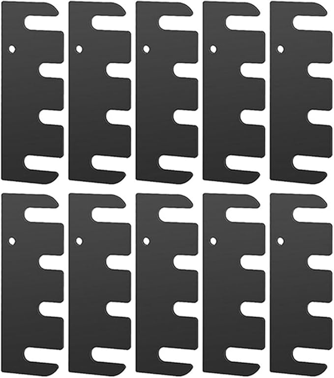 10Pcs Stainless Steel Door Hinge Spacer Plates Replacement Door Hardware Reinforcement Shims Easy to Installation Nonslip Metal Hinge Spacer