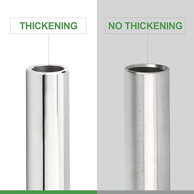 TAISHER 1PCS 304 Stainless Steel Pipe Fittings, 1" NPT Male Threaded, 8" Length Weld Nipple Cast Pipe