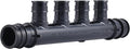 SharkBite 4 Port PEX Expansion Poly Tee, 3/4 Inch Open Trunk with 1/2 Inch Outlet, Multi Line Water Manifold Plumbing Fittings for PEX-A Tubing, UAMPT4OZ