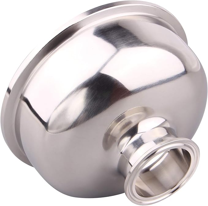 DERNORD Tri Clamp Bowl Reducer Sanitary Fitting Stainless Steel 304 (Tri Clamp Size: 6 inch x 2 inch)