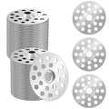 100Pcs Silver 1 inch Plaster Washers Zinc Metal Washer, Plaster Repair Washers Profile Washer for Wall, Ceiling, and Drywall Repair，Washers，Drywall Repair Clips