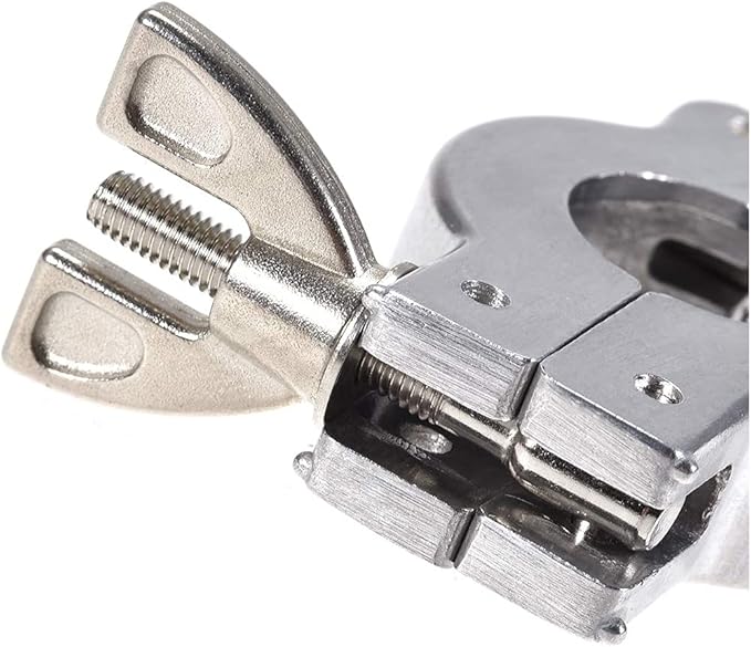 SHERICH KF40 Flange Size NW40 Aluminum Wing Nut Clamp with O-shaped Aluminum Core Ring Fluororubber Ring Kit, Vacuum Connector (KF-40)
