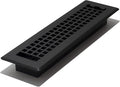 Decor Grates LTH212-BLK Lattice Floor Register, 2x12 Inches, Black