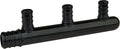 EFIELD Pex Manifold 3 Outlets Poly PPSU Barb Crimp Closed: 3/4 Trunk, 1/2" Port (3 Ports), F2159,(PPSU1807013)