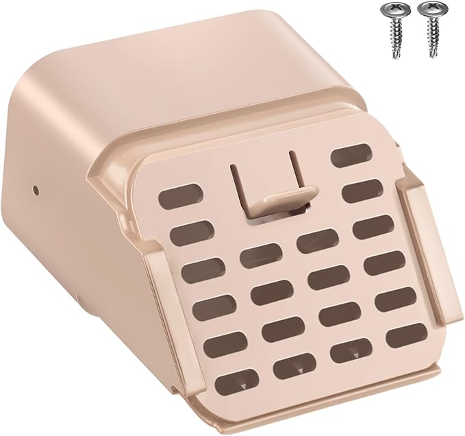 2"x3" Type-A Gutter Downspout Connector, Outlet Filter and Leaf Guard for Bottom of Downspouts Adapter for 2 inch x 3 inch downspout Limestone