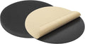 PATIKIL 7 Inch Diameter Lamp Base Felt 5Pack 2mm Thick Foam Adhesive Non-Slip EVA Protection Pad Mat for Lamp Furniture DIY Craft, Black