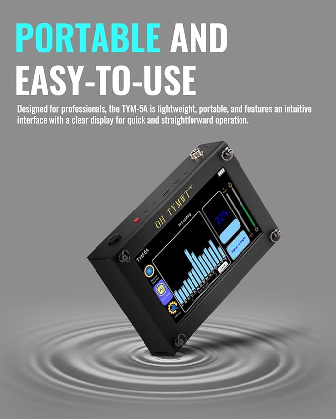 TYM-5A Pressure Pipe Leak Detector - Acoustic Detection Technology for Water Supply/Heating System Leak Location
