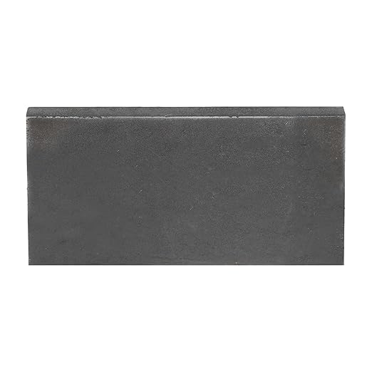 MECCANIXITY 1pcs 5/16"(8mm) x4 x8 Steel Plate, Black Hot Rolled A36 Steel Sheet Plate Base, Square Weldable Metal Discs for Industrial Construction Structural Support