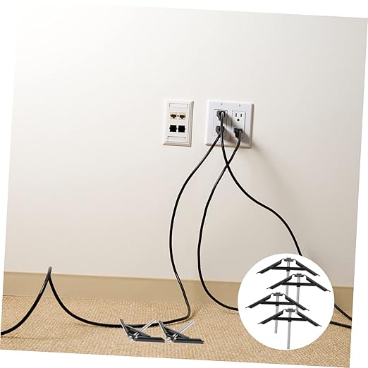 10pcs Electrical Box Repair Clips Cassette Repairer Kit for Wall Outlet Cover Switch Outlet Boxes Drywall Patch