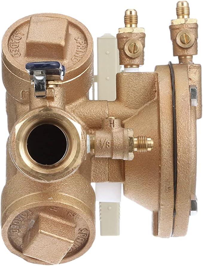 Febco 825EBV Backflow Preventer Reduced Pressure Zone Assembly, Quarter Turn Shutoff, 1 Inch