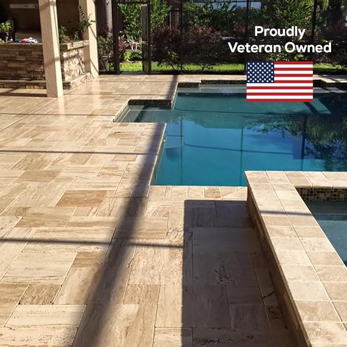 1 Gal. DOMINATOR Stone+ Gloss Clear Acrylic Sealer | Satin Finish Stone Sealer, Clay Brick Sealer | Color Enhancing | Professional Grade | Fast Dry | Indoor and Outdoor