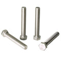 3/8"-16 X 1/2" (25pc) Stainless Steel Hex Head Screw Bolt, Fully Threaded, Stainless Steel 18-8 (304), Plain Finish,by SANTIE