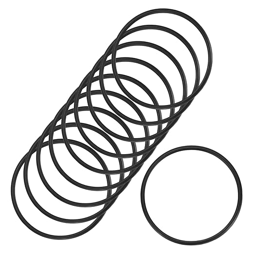 10-Pcak Nitrile Rubber O-Rings, 40mm ID, 44mm OD, 2mm Width, Metric Sealing Washer Gasket for Automotive Machine Plumbing/Faucet/Air or Gas Connections, Resists Oil and Heat