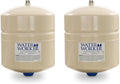 Water Worker G-5W and G-12W Thermal Expansion Tanks – Pre-Charged, Steel, Vertical Water Heater Expansion Tank – NSF Certified, Potable Water Safe – 2 or 4.4 Gallon Capacity (White, G-12W 2 Pack)