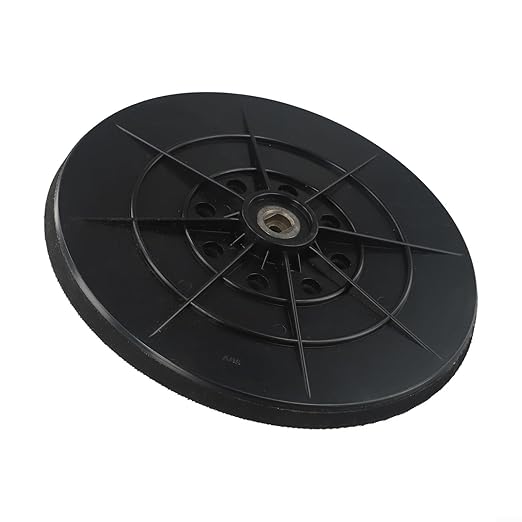 Drywall Sander Backing Pad 9 Inch Sanding Disc Support Plate with 8 Holes Hook&Loop Grinding Polishing Sanding Disc Foam Cushioned Base Mount for Dustless Sanding System Attachment(Hard Spong)