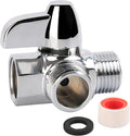 Solimeta Shower Arm Diverter, Shower Hose Attachment for Shower Head, Shower Adapter for Tub Faucet, Chrome