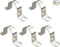 3 1/2 Inch Pipe Strap 304 Stainless Steel Conduit Strap 2 Hole Heavy Duty Strap Clamp for Tube Pipe or Wire Cord Installation(89mm 5pcs)
