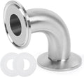 Elbow 1" Tri Clamp Elbow 90 Degree Pipe Fitting 25mm Pipe OD Sanitary Fitting Stainless Steel 304