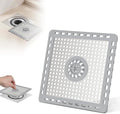 Hibbent Upgraded Shower Drain Hair Catcher, Shower Drain Cover for Bathroom Floor 6" Drain, Anti-Clogging Bathtub Drain Strainer, Stainless Steel Kitchen Sink Drain Strainer with Handle, Grey