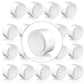20PCS 1inch White PVC Pipe End Cap Plug, PVC Pipe Plug Socket Fitting Adapter Connector for Building PVC Furniture DIY Garden Shelf, Schedule 40
