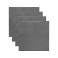 MECCANIXITY 4pcs 1/16"(1mm) x4 x4 Steel Plate, Black Hot Rolled A36 Steel Sheet Plate Base, Square Weldable Metal Discs for Industrial Construction Structural Support