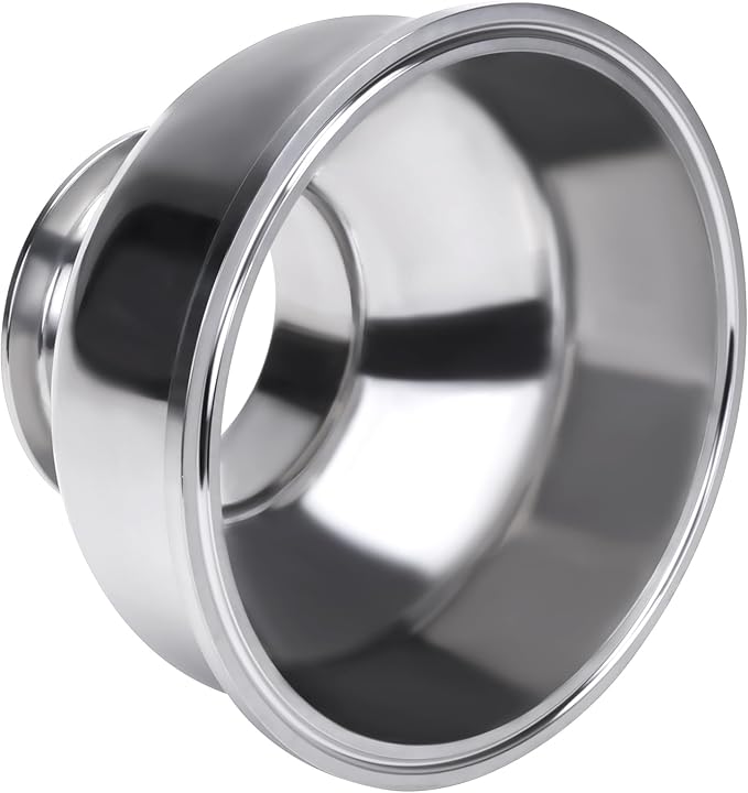 DERNORD Tri Clamp Bowl Reducer Sanitary Fitting Stainless Steel 304 (Tri Clamp Size: 6 inch x 3 inch)