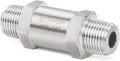 ChillWaves 304 Stainless Steel In-Line Split Check Valve 3/8" NPT Male Thread, One-Way Non-return Check Valve，Prevent Water Back-flow(1-PACK)