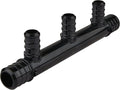EFIELD 3 Outlets Open Poly PPSU Barb Crimp Pex Manifold: 3/4 Trunk, 1/2" Port (3 Outlets), F2159,(PPSU1807015)