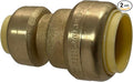 XFITTING Push Fit 3/4 Inch x 1/2 Inch Push Fit Coupling, Push Fit Reducing Coupling, 27-3-8=2XX, 2 Pieces