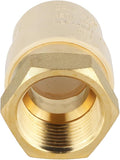 (Pack of 100) EFIELD 3/4"CPVC X 3/4"Female Thread NPT Transition Coupling,Brass Adapter Pipe Fitting (Female NPT x CPVC),(CPVC052-100PCS)