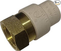 XFITTING CPVC Transition Coupling, 1/2 inch CPVC x 1/2 inch FNPT, Pack of 5
