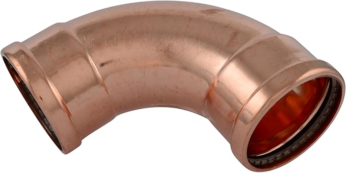 SharkBite 4 x 4 Inch 90 Degree Elbow, Copper Press Plumbing Fitting, UPR02105