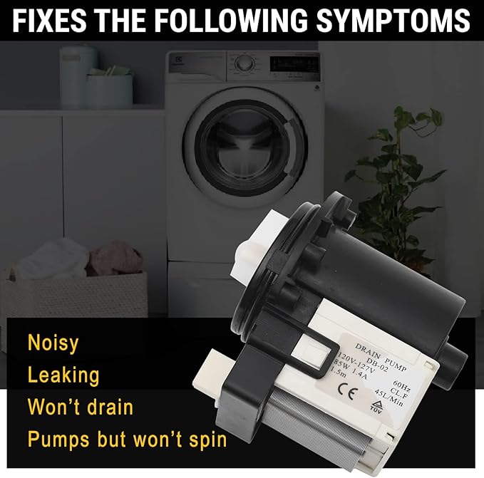 DC31-00054A Washer Drain Pump by Seentech - Compatible Samsung Washing Machines - Replaces Part Numbers AP4202690, 1534541, DC31-00016A, PS4204638