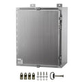 MJ-Box Steel Electrical Enclosure Box 12 x 12 x 8 304 Stainless Steel Explosion Proof Electrical Box IP66 Waterproof & Dustproof Outdoor/Indoor NEMA 4X Stainless Steel Enclosure