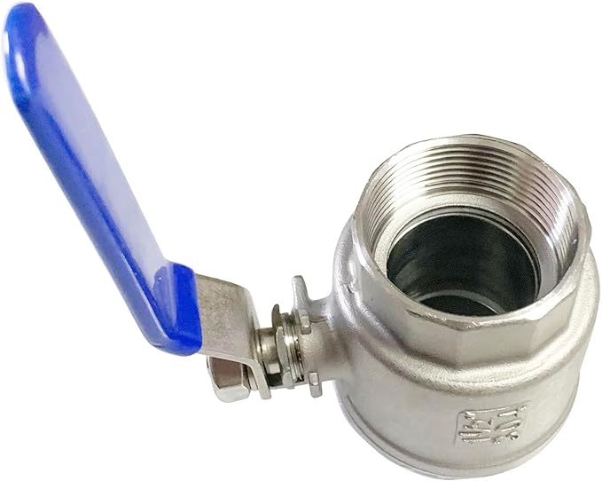 1-1/2" Male to Female Thread Full Port Ball Valves NPT 304 Stainless Steel for Water Oil Gas WOG1000