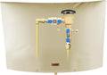 Backflow Preventer Pipe Insulation Cover (5°F) - Irrigation Sprinkler Valve Insulated Pouch - Water Well Pump Cover - Sturdy 5 Layers for Winter Freeze Protection, 90" W x 60" H, Beige