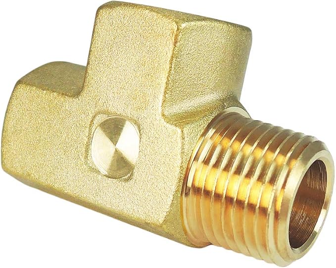Nigo Forged Brass Tee - 3-Way Brass, Tee Fitting (1 1/2" x 1/2" x 1/2")