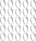 HARFINGTON 25 Pcs Hose Clamp 1-13/16"-2-3/4" (46-70mm) 304 Stainless Steel Adjustable Worm Gear Hose Clamp with Phillips Screw Assortment Kit for Fuel Line Pipe Plumbing Automotive Tube