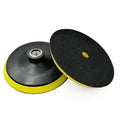 SHDIATOOL 5-Inch Backer Pad Backing pad of Foam Plastic Body with 5/8-Inch-11 Thread for Diamond Polishing Pads Pack of 2