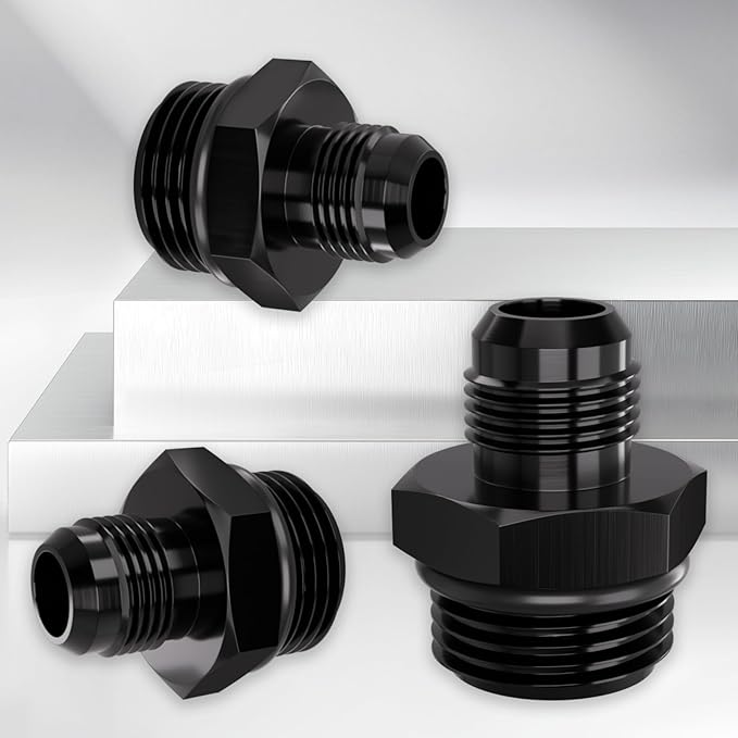 12AN Flare to AN8 ORB Male O-Ring Fitting Adapter (2PCS)