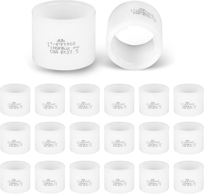 (Pack of 20) Seelink 1-1/4 Inch Inch PEX A Expansion Rings, Expansion Rings and Sleeves for PEX A Pipe and Fitting Connection