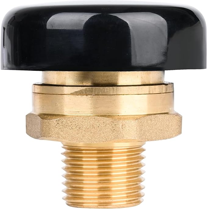 NBPLUS Vacuum Relief Valve 1/2 Inch, Low Profile Vac Breaker Valve Compatible with Watts LFN36-M1 Water and Heater Tanks, Brass Leak Proof