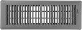 Shoemaker 4x14 Floor Register – Storm Gray Heavy Duty Metal Floor Vent Cover for Home Floors - Premium Forced Air Vent Covers