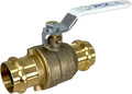 PROCURU 1-Pack 1-Inch Press Copper Ball Valve, Heavy Duty Brass Body, Full Port, LF Certified Safe (3BP100-1P)